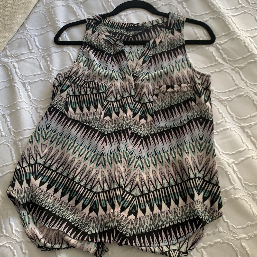 Sanctuary Patterned Blouse Size Small - image 3